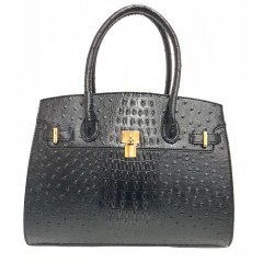 8056  Fashion Ostrich Handbag